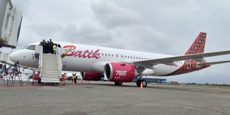 Pesawat Batik Air Tergelincir Saat Mendarat di Soetta