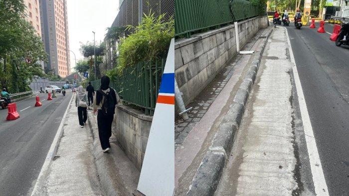 Trotoar Sempit Grand Indonesia Dikeluhkan Warga